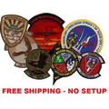 4" Embroidered Patch 50% - FREE Shipping and FREE artwork proof